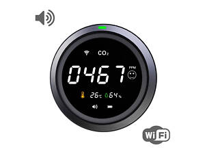 Термогигрометр с датчиком измерения CO2 с WiFi No Brand PTH-8 (PTH-8-12)