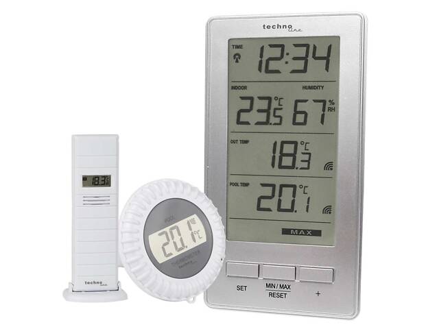 Термогигрометр Technoline WS9069 IT Silver (WS9069) - Фото 1