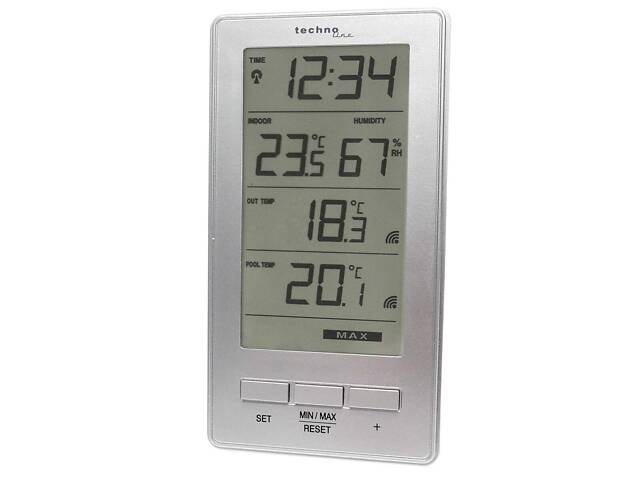Термогигрометр Technoline WS9069 IT Silver (WS9069) - Фото 2