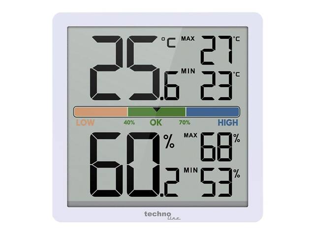 Термогигрометр Technoline WS9472 White (WS9472) - Фото 2