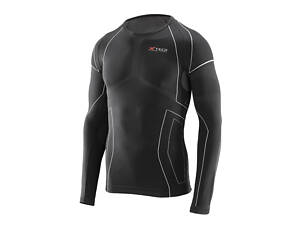 Термокофта (лонгслів) X TECH Maglia Race 3 Munica Lunga giroc Nero S/M Чорна