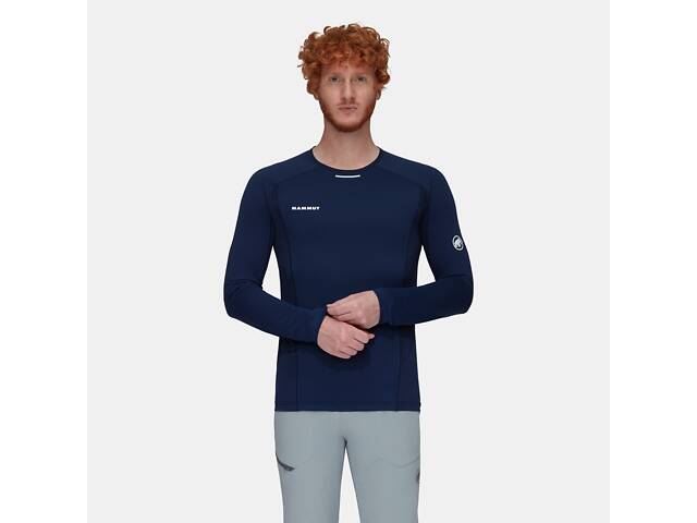 Термокофта Mammut Aenergy FL Longsleeve Men M Marine (1092-7619876201683) - Фото 2