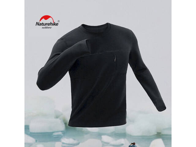 Термокофта Naturehike NH22NY009 чорний XL (6927595705353) - Фото 2