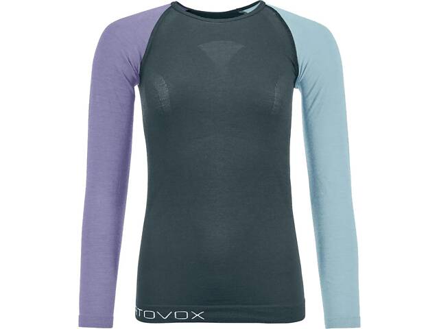 Термокофта Ortovox 120 Comp Light Long Sleeve W L Серый/Синий (1054-025.001.1236) - Фото 1