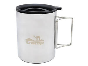 Термокружка TRAMP зі складаними ручками та поїлкою 500мл UTRC-142 metal