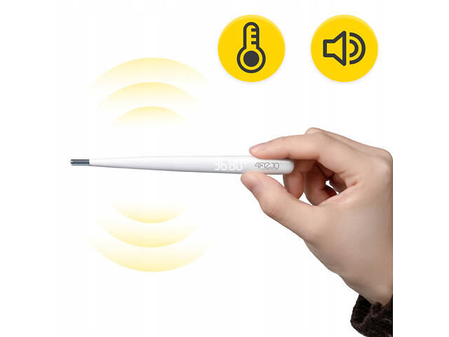 Термометр для тіла 4FIZJO Lite електронний White (P-5905973406642) - Фото 5