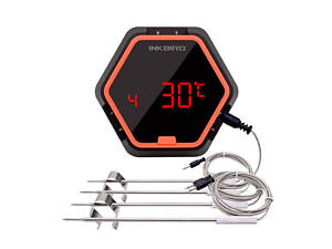 Термометр кулинарный Bluetooth для гриля INKBIRD IBT-6XS, 4 датчика