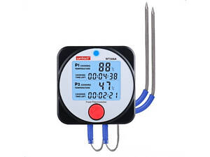Термометр цифровий для барбекю 2-канальний Bluetooth, -40-300 °C WINTACT WT308A
