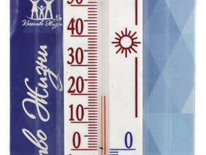 Термометр уличный оконный Стеклоприбор ТБ-3-М1 исп. 5д Прямоугольный