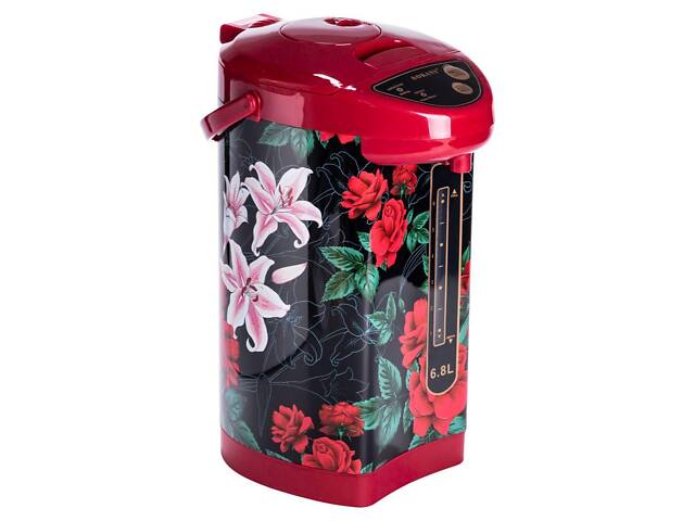 Термопот із функцією підтримки температури 6.8 л чайник термос 1600 Вт Sokany SK-09053 - Фото 5