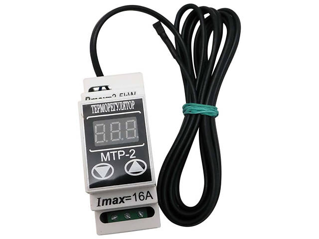 Терморегулятор цифровой МТР-2 - 16A DIN-рейка - Фото 2