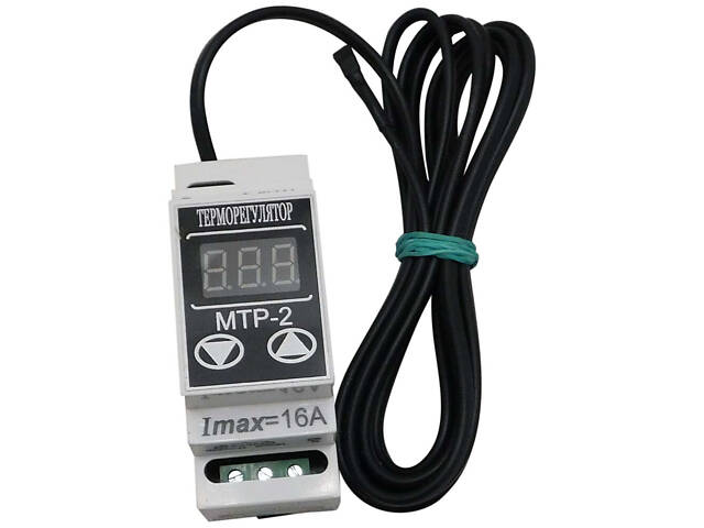 Терморегулятор цифровой МТР-2 - 16A DIN-рейка - Фото 4