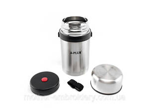 Термос пищевой, 1000 мл, металлический, A-Plus нержавеющая сталь для кофе и чая термос