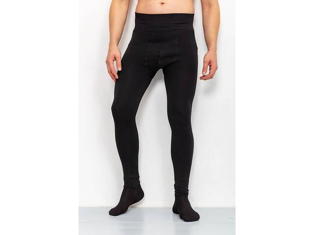 Термоштани чоловічі на флісі, колір чорний, 131R5005 - Фото 1