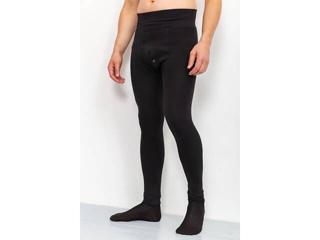 Термоштани чоловічі на флісі, колір чорний, 131R5005 - Фото 2