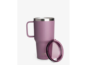 Термостакан (ізольована чашка) Bohtal з ручкою з нержавіючої сталі Tumbler Plum 900 ml