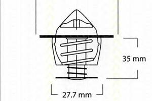 Термостат для моделей: ALFA ROMEO (155), CHEVROLET (CORVETTE,CORVETTE,CAPTIVA,CRUZE,ORLANDO,CRUZE,CRUZE), CITROËN (JU