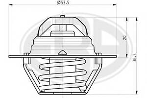 Термостат   для моделей: CITROËN (JUMPER, XM,XM,ZX,EVASION,AX,BX,BX,C15,SAXO,BERLINGO,BERLINGO,XSARA,XSARA,JUMPER,XM,XAN