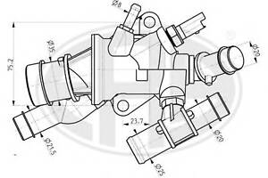 Термостат для моделей: FIAT (PALIO, PUNTO,PUNTO)