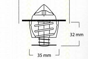 Термостат для моделей: FORD (SCORPIO, SCORPIO,SIERRA,SIERRA,SIERRA,MONDEO,MONDEO,ESCORT,ESCORT,ESCORT,ESCORT,ESCORT,OR