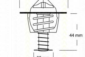 Термостат для моделей: LEXUS (ES, LS, RX, LS, RX, IS, RX, ES, ES), TOYOTA (CAMRY, CAMRY, CAMRY, CAMRY, CARINA, CARINA, CELICA, CELIC