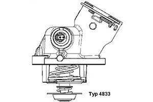 Термостат, MERCEDES E (W212), GL (X164), R (W251), S (W221) 3.5/4.7/5.5 05-