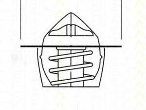 Термостат, охлаждающая жидкость TRISCAN 86201388 на CITROËN CX (MA)
