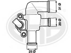 Термостат, охолоджуюча рідина ERA 350022 на SMART CITY-COUPE (450)