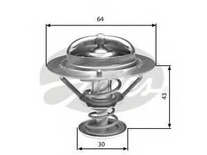 Термостат, охолоджуюча рідина GATES TH27078G1 на TOYOTA LAND CRUISER (_J8_)