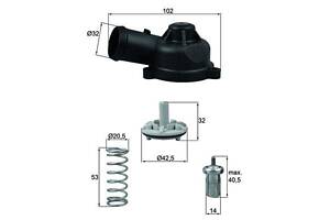 Термостат AUDI A3 (8P7) / AUDI TT (8J9) / VW GOLF (1K1) / SEAT LEON (1P1) 2001-2022 г.