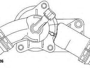 Термостат BMW 3 5 7 X3 X5 Z3 Z4 E46 E39 E60 E39 E61 E65 E66 E83 E53 E85 WAHLER 432697D на BMW 5 седан (E39)