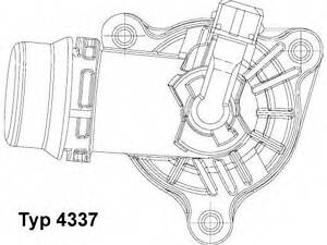 Термостат BMW E46 WAHLER 4337105D на BMW (BRILLIANCE) X1 (E84)