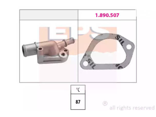 Термостат Fiat Palio 1,4-1,6 [без 16V], Punto 90 1,6 -97