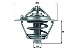 Термостат FORD FOCUS / FORD C-MAX / MAZDA 2 (DY) / VOLVO C30 (533) 1996-2020 г.