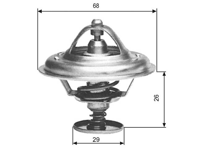 Термостат LDV 400 / RENAULT 18 / PEUGEOT J9 / CITROEN C15 / PEUGEOT 205 1975-2006 г.