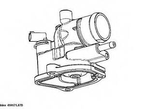 Термостат MERCEDES SprinterVito CDI 00-06 WAHLER 41017187D на MERCEDES-BENZ V-CLASS (638/2)