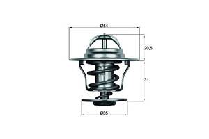 Термостат MULTICAR M26 / MULTICAR M25 / AUDI A2 (8Z0) / VW GOLF (1H1) 1973-2020 г.