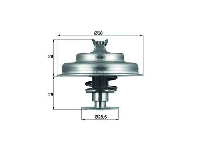 Термостат PEUGEOT J9 / RENAULT 18 / PEUGEOT 205 / CITROEN C15 / CITROEN VISA 1975-2006 г.