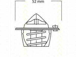 Термостат TRISCAN 862011582 на HONDA FIT I (AA)