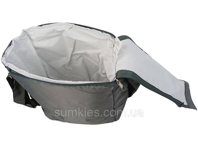 Термосумка, сумка холодильник через плече 8L Live in style Small Cool Bag сіра - Фото 4