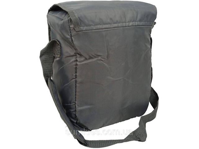 Термосумка, сумка холодильник через плече 8L Live in style Small Cool Bag сіра - Фото 5