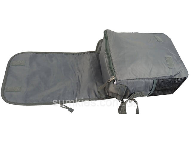 Термосумка, сумка холодильник через плече 8L Live in style Small Cool Bag сіра - Фото 7