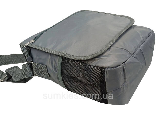 Термосумка, сумка холодильник через плече 8L Live in style Small Cool Bag сіра - Фото 8