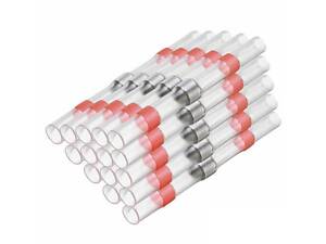 Термозбіжна гільза з припоєм PR термозбіжка 0.5-1.0 мм² 100 шт Червоний (C050946-100)