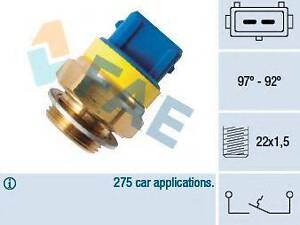 Термовыключатель, вентилятор радиатора FAE 37580 на CITROËN AX (ZA-_)