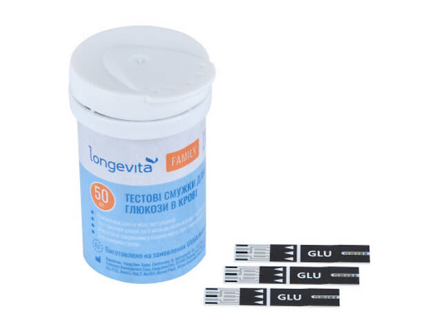 Тест-смужки для глюкометра Longevita Family 2 x 50 шт. (6837151) - Фото 3