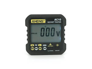 Тестер розеток ANENG AC10, функція перевірки ПЗВ