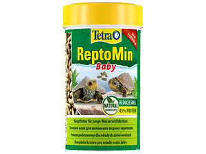 Tetra Корм для маленьких черепах Tetra ReptoMin Baby палочки, 100 мл