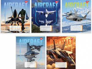 Зошит Yes Aircraft А5 60 аркушів лінія (767152)