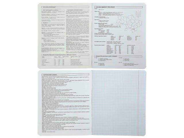 Зошит ZiBi предметний ANIME 48 аркушів клітинка, географія (ZB.1704-15) - Фото 2